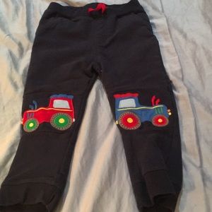 Boys tractor sweatpants.